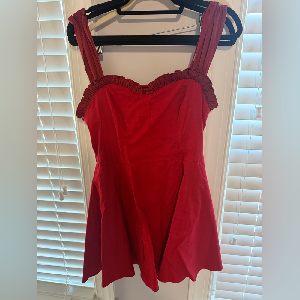 Free People Red Mini Dress - Picture 5 of 5